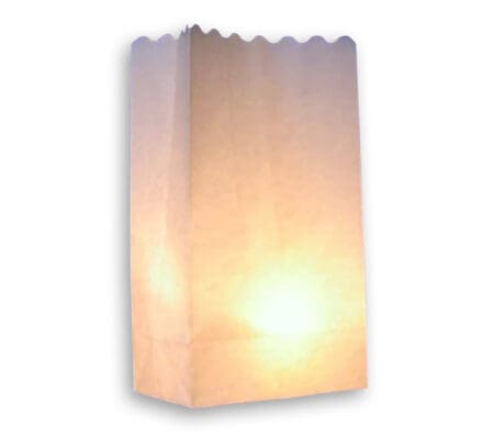 Paper Bag Tealight Holder