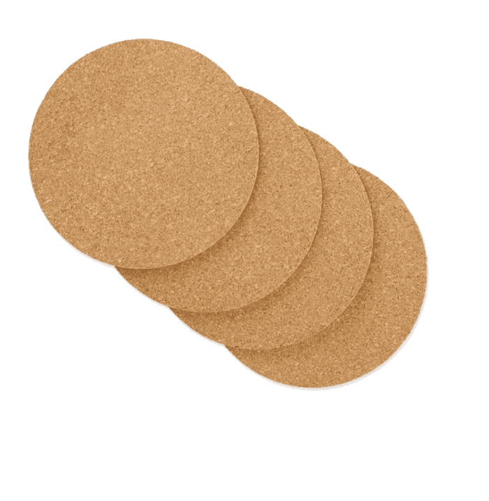 Cork Coaster Round 95mmx5mm Pack of 50 - The Magic Touch